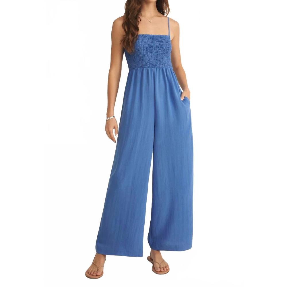 Z Supply Blue Jumpsuit